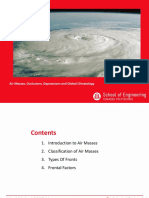 Understand Key Concepts of Air Masses, Fronts and Global Climatology