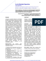 alteração corporal com orientação nutricional