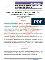 Zomato'S Game Plan: Marketing Strategies of Zomato