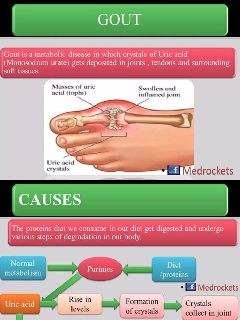 case presentation of gout