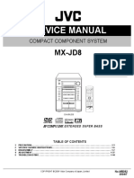 Service Manual: MX-JD8
