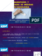 Magnitudes y Unidades de Medidas en Radiologia