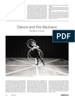 Dance and The Bauhaus