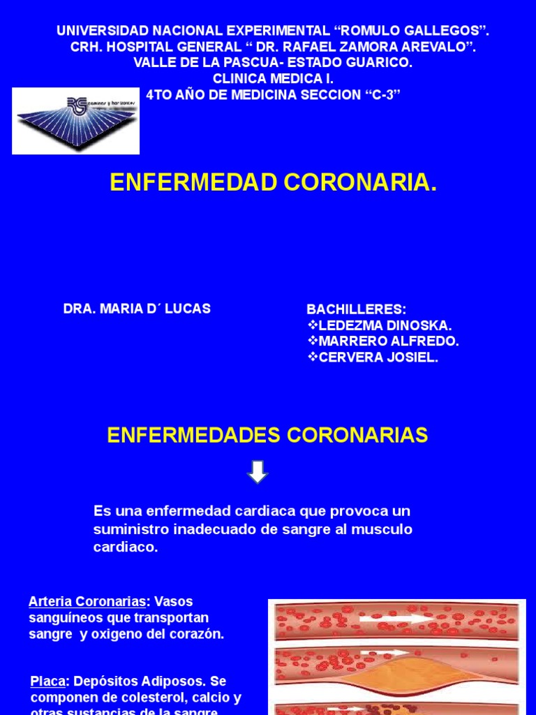 Enfermedad Coronaria | PDF | Infarto de miocardio | Isquemia