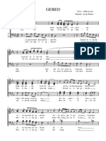 Gebed - K Du Plessis, A Louw (Eb-F) (SATB-AT) (AF)