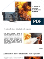A análise de riscos de incêndio e de explosão