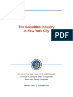 The Securities Industry in New York City: Thomas P. Dinapoli, State Comptroller