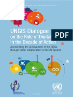 UNGIS Dialogue: On The Role of Digitalization in The Decade of Action