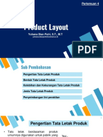 Pertemuan 4. Product Layout