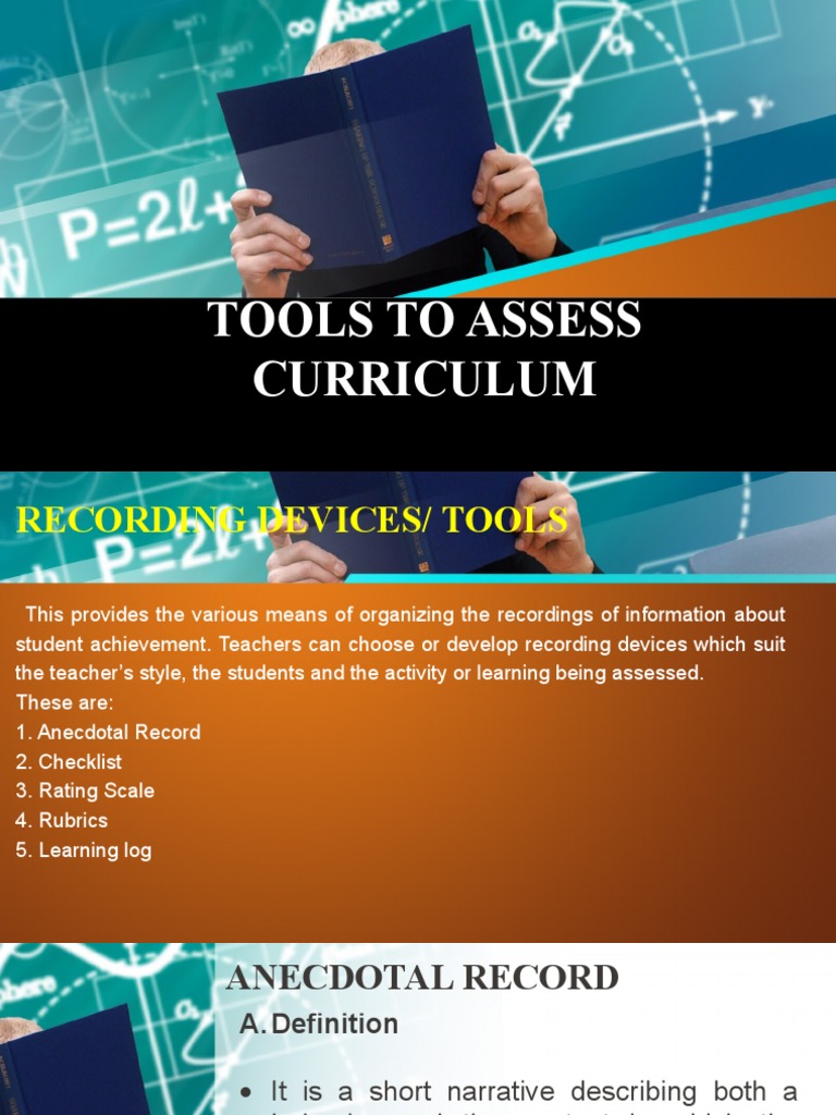Tools To Assess Curriculum by Radia, Abdul-Rahman | PDF | Rubric ...