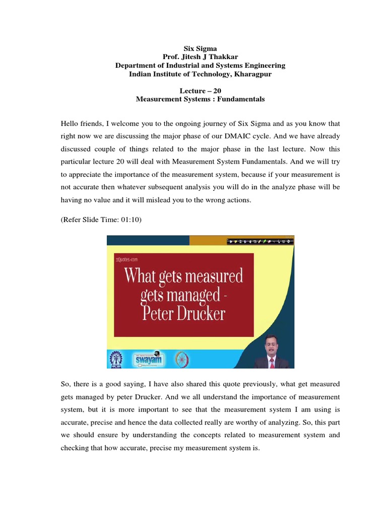 Lec 20 | PDF | Accuracy And Precision | Statistics