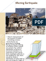 Factors Affecting Earthquake Loading