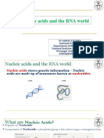 Nucleic Acids and The RNA World