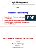 Corporate RestructuringF