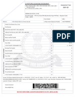 Indian Income Tax Return Acknowledgement Form ITR-1