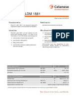 ®mowilith LDM 1881: Technical Data Sheet Characteristics Stabilization