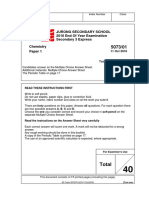 3E Pure Chem 2016 SA2 P1