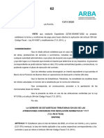 Disposición Delegada 62/2022 (G.e.t.) Buenos Aires