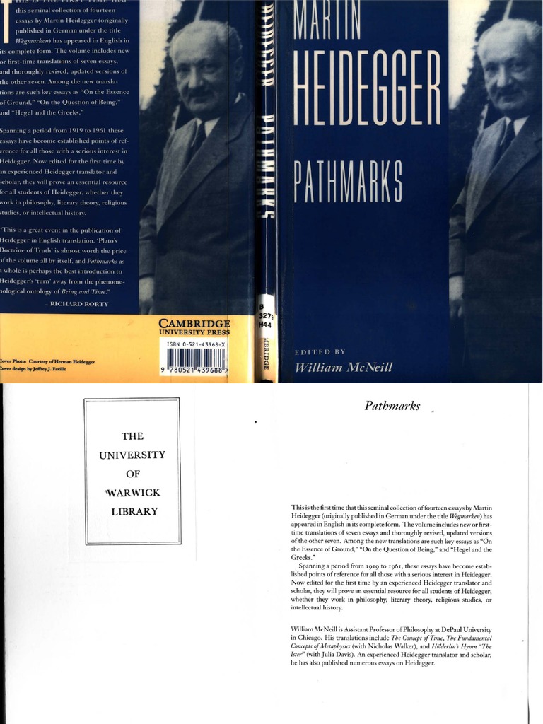Heidegger +pathmarks | PDF