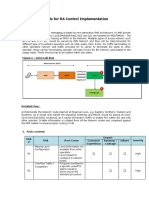 Details For RA Control Implementation: 1. Background