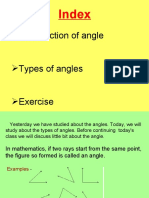 Introduction of Angle: Index