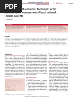 Current Concepts and Novel Techniques in The Prosthodontic Management of Head and Neck Cancer Patients