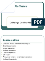 Statistics - DR Malinga - Notes For Students