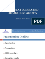 One-Way Repeated Measures Anova: Daniel Boduszek