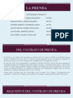 Diapositivas, La Prenda