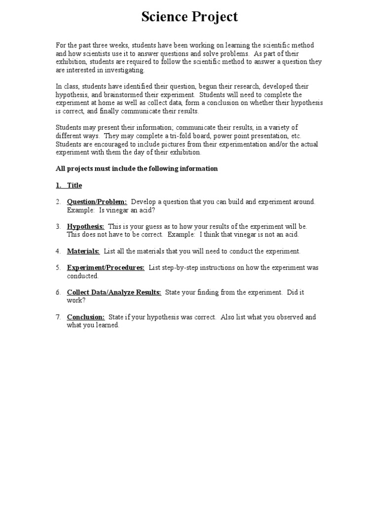 How to Write a Science Project Report | PDF | Career & Growth | Art