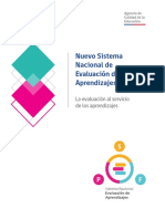 Mineduc Nuevo Sistema Nacional de Evaluación de Aprendizajes