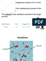 PP Molarity and Dilutions