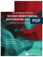 Second Order Partial Differential Equations: An Introduction To