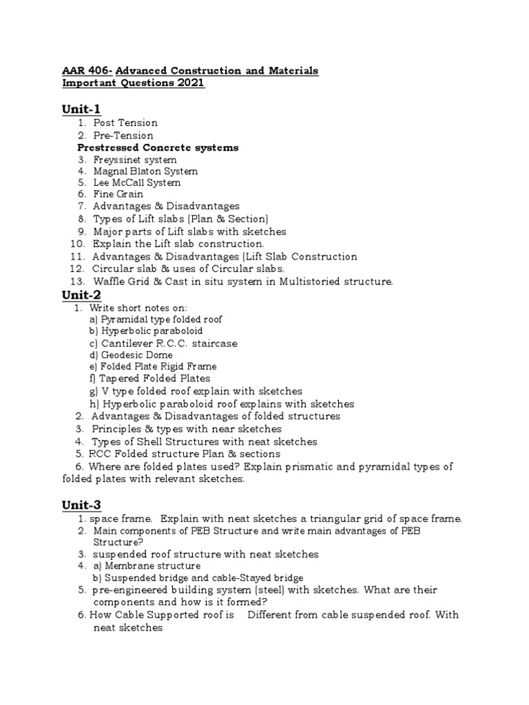 Advanced Construction Materials Guide | PDF | Wall | Composite Material