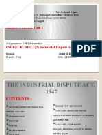 ROHIT KARADE Industrial Dispute Act