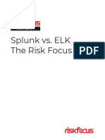 Splunk vs. ELK The Risk Focus Way: Case Study