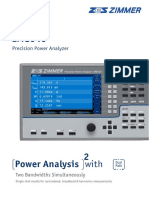 Precision Power Analyzer: Two Bandwidths Simultaneously
