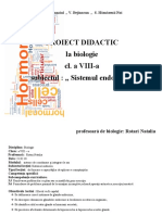 Proiect Sistemul Endocrin 21.02.18