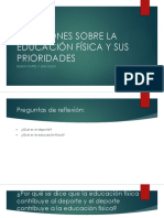 Reflexiones Sobre La Educación Física y Sus Prioridades (Autoguardado)