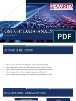 Gm103C Data-Analytics: 1. Basic Probability