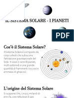 Il Sistema Solare e i Pianeti