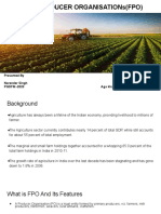 Farmer Producer Organisations (Fpo)