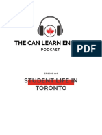 Student Life in Toronto: Episode 006