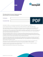 Alcumus ISOQAR ISO 20000-1 Gap Analysis