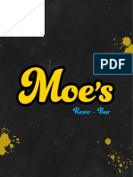 Carta Moe's Restobar
