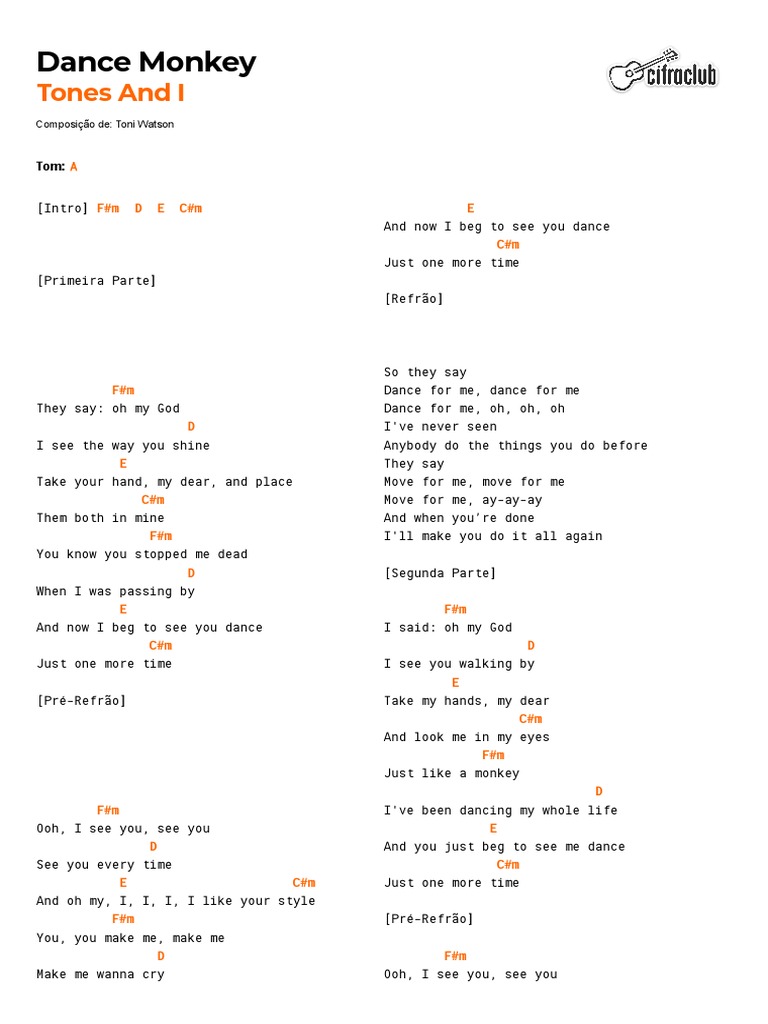 Dance Monkey | PDF