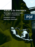 Juicio A La Memoria by Elizabeth Loftus Katherine Ketcham