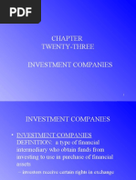 Twenty-Three Investment Companies