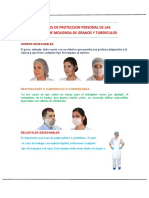 EQUIPOS DE PROTECCIÓN PERSONAL FABRICAS MOLIENDA GRANOS TUBERCULOS