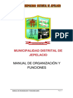 Manual de Organización Y Funciones (Mof)